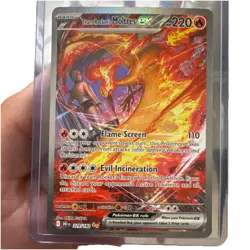 Team Rockets Moltres EX Pokemon Destined Rivals 229/182 SIR - NM-MINT - Image 1