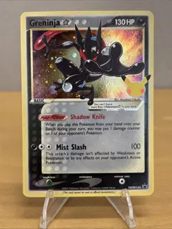 Greninja Gold Star SWSH144 Black Star Promo Holo Pokemon - Image 1
