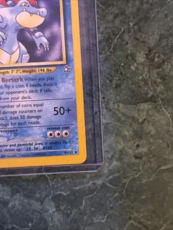 Pokemon TCG Feraligatr 4/111 Neo Genesis Unlimited Holo Rare Vintage - Image 5