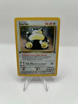 Pokemon TCG Snorlax 11/64 Jungle 1st Edition Rare Holo - MP - Image 1