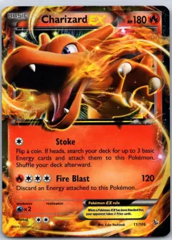 CHARIZARD EX ~POKEMON TCG (11/106) FLASHFIRE HOLO ULTRA RARE 🔥 ~LOOK! - Image 1