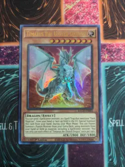 Yu-Gi-Oh! Timaeus the United Dragon BACH-EN003 Ultra Rare 1st Edition NM - Image 1