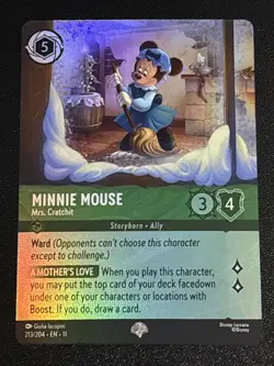 Disney Lorcana Winterspell Minnie Mouse - Mrs. Cratchit 213/204 NM Epic - Image 1