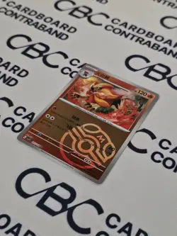 Pokemon S-Chinese CSV2C Pyroar 017/128 Master Ball Holo Mint Card - Image 3