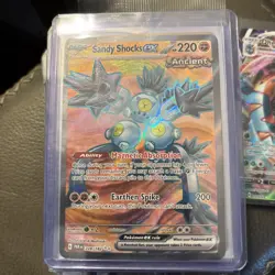 Pokemon TCG Sandy Shocks ex 228/182 SV04: Paradox Rift Ultra Rare Holo Card - Image 1