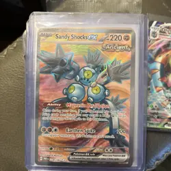 Pokemon TCG Sandy Shocks ex 228/182 SV04: Paradox Rift Ultra Rare Holo Card - Image 2