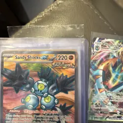 Pokemon TCG Sandy Shocks ex 228/182 SV04: Paradox Rift Ultra Rare Holo Card - Image 4