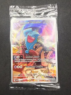 Team Rockets Wobbuffet 203 | Destined Rivals | Promo Sealed | Pokemon Card | NM - Image 1