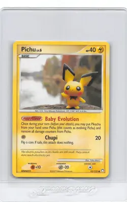 Pichu 93/123 - NON-HOLO - Mysterious Treasures - 2007 Pokemon CARD - NM/LP - Image 1