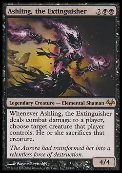 Magic the Gathering MTG Ashling, the Extinguisher (33) Eventide LP - Image 1