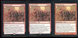 3x Breath of Fury LP/NM Ravnica Commander 2016 Rare MTG Magic the Gathering - Image 1