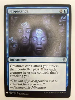 Propaganda x1 MTG Commander 2016 The List Mystery Magic Near Mint NM English - Image 1
