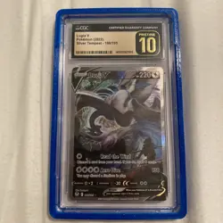 Pokemon Lugia V Silver Tempest Full Alt Art #186 CGC 10 Pristine + guard - Image 3