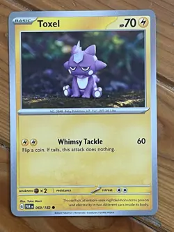 1x Toxel (#069/182) NM Eng Pokemon - SV04: Paradox Rift - Image 1
