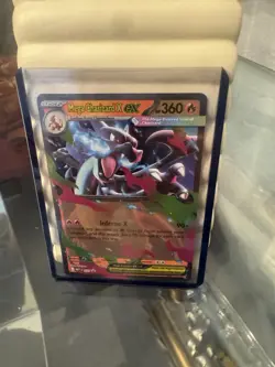Pokemon Mega Charizard X EX Foil Card Stage 2 360HP Flame Pokemon TCG English - Image 1