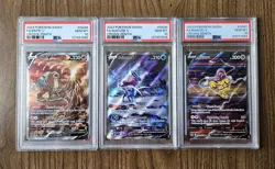 Pokemon Crown Zenith Suicune V GG38, Entei V GG36, Raikou V GG41 PSA 10 - Image 1