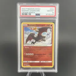 2023 Pokemon Radiant Charizard Holo PSA 10 Crown Zenith TCG Card 020/159 - Image 1