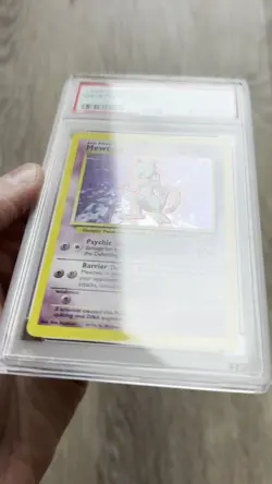 1999 Pokemon Base Set (MEWTWO HOLO) GRADED PSA 6 CARD # 10/102 - Image 2