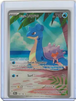 Pokemon - Destined Rivals - Mistys Lapras 194/182 Illustration Rare - Image 1