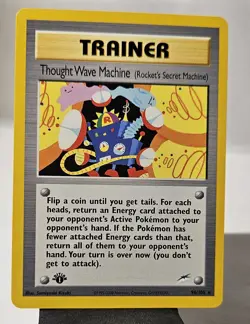 2002 Pokemon 1st Edition Neo Destiny Trainer Though Wave Machine #96 Mint Cond. - Image 1