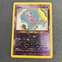 MEW 1/18 - Pokemon TCG Southern Islands English Reverse Holo Rare MP - Image 1