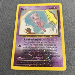 MEW 1/18 - Pokemon TCG Southern Islands English Reverse Holo Rare MP - Image 3