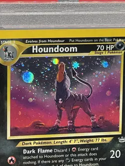 Houndoom 8/64 PSA 8 Neo Revelation Pokemon Graded TCG. Rare Mint. With 🌀SWIRL🌀 - Image 4