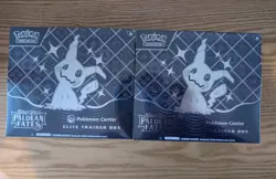 Pokemon Center Paldean Fates Elite Trainer Box ETB New Sealed X 2 - Image 1