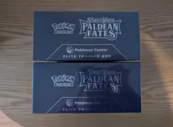 Pokemon Center Paldean Fates Elite Trainer Box ETB New Sealed X 2 - Image 2