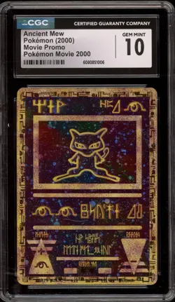 Pokemon Ancient Mew Movie 2000 Promo CGC 10 Gem Mint - Image 1