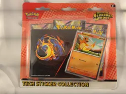Pokemon TCG Ascended Heroes Charmander Tech Sticker Collection - Image 1