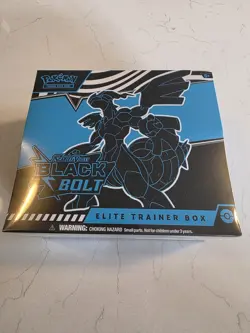 Pokemon Scarlet & Violet Black Bolt Elite Trainer Box—Zekrom, Promo, Booster - Image 1