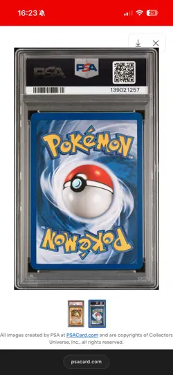 1999 Base Set Unlimited Charizard Holo Pokemon TCG 4/102 PSA 8 NM/MINT - Image 2