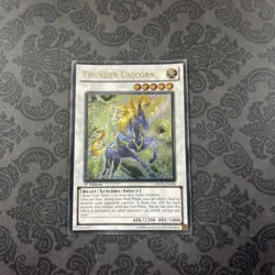 Yu-Gi-Oh! - Duelist Revolution Thunder Unicorn 2010 DREV-EN040 1st Edition - Image 1