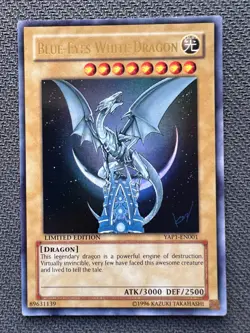 Yugioh Blue-Eyes White Dragon Limited Edition Ultra YAP1-EN001 LP/NM - Image 1