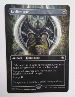 Leyline Axe (Borderless) - Foundations (FDN)) - EN - R 0353 - Image 1