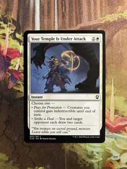 Your Temple Is Under Attack - MTG Commander Legends Battle for Baldur's Gate- NM - Image 1