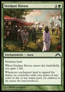 Magic the Gathering MTG Verdant Haven (138) Gatecrash NM - Image 1