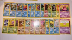 Pokemon TCG Base Set Fossil Cards Bundle Mixed Conditions Incomplete ( 25 Cards) - Image 1