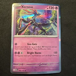 💥💥Pokemon TCG Mega Evolution Xerneas 064/132 Holo Rare - Image 1