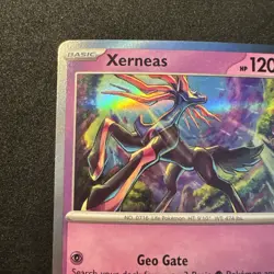 💥💥Pokemon TCG Mega Evolution Xerneas 064/132 Holo Rare - Image 2