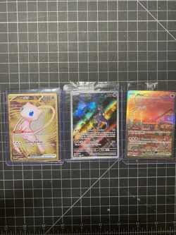 Pokemon TCG 151 UPC Promo Set Mew 053, Mewtwo 052, Metal Mew 205 New (SEALED) - Image 1