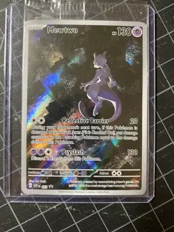 Pokemon TCG 151 UPC Promo Set Mew 053, Mewtwo 052, Metal Mew 205 New (SEALED) - Image 4