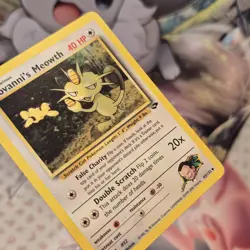 Giovanni's Meowth 43/132 Gym Challenge Regular Pokemon TCG 1999 WOTC LP - Image 4