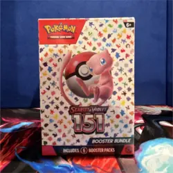 Pokemon SEALED Scarlet & Violet 151 Booster Bundle Box, 6 Packs, Mew, English - Image 1