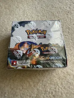 pokemon sun and moon burning shadows booster box - Image 1