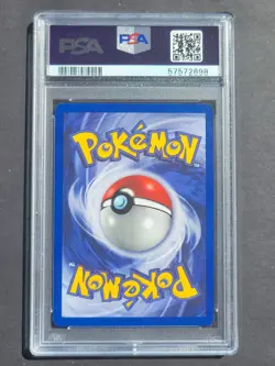 Pokemon PSA 6 POLIWHIRL 57/130 - BASE SET 2 - UNCOMMON NON HOLO - EX/MINT - Image 2