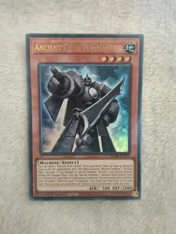 YUGIOH ANCIENT GEAR COMMANDER ULTRA RARE MP25-EN179 1ST EDITION - Image 1