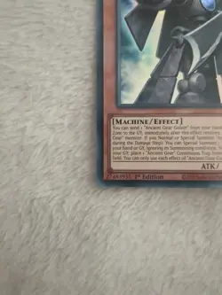 YUGIOH ANCIENT GEAR COMMANDER ULTRA RARE MP25-EN179 1ST EDITION - Image 4