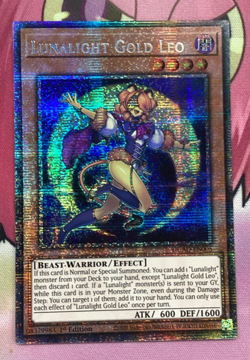 YUGIOH LUNALIGHT GOLD LEO STARLIGHT RARE 1ST NM DUAD-EN005 - Image 1